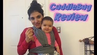 CuddleBug Review Baby Wrap | Maddi and Me Family Vlog