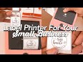 LABEL PRINTER FOR YOUR SMALL BUSINESS ! Phomemo Thermal Label Printer, Life of an entrepreneur vlog