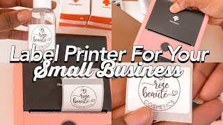 LABEL PRINTER FOR YOUR SMALL BUSINESS ! Phomemo Thermal Label Printer, Life of an entrepreneur vlog