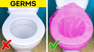 CLEVER RESTROOM HACKS FOR EVERY SITUATION