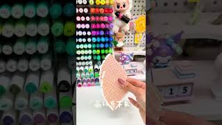 保姆級教程|可換口味磁吸冰淇淋! 不會融化、還能隨便換口味的冰淇淋🍦 用幾張紙和泰馳漫洛pro丙烯馬克筆,就做了一整個夏天的快樂! 每個冰淇淋球都藏了小磁鐵,想怎麼搭就怎麼搭 薄荷巧克力、芒