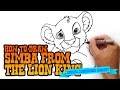 The Lion King | How to Draw Simba | Step by Step