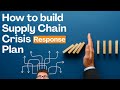 How to Build a Crisis Response Plan for Supply Chain | Supply Chain  &amp; Logistics Crisis Management