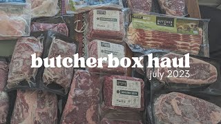 RIBEYES FOR A YEAR, NUGGETS FOR LIFE | ButcherBox Haul | July 2023