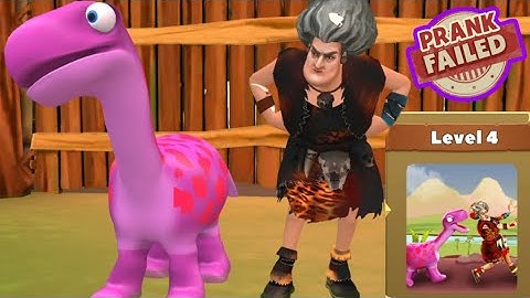 Scary Teacher Stone Age [Level 4 Failed] New Update - Gameplay - Walkthrough [Android - ios]