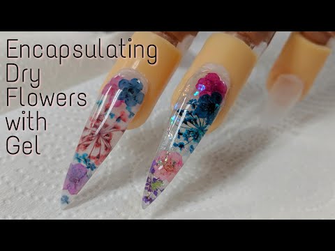 Encapsulated Flowers Jelly Press on Nails – Rai's House of Nails