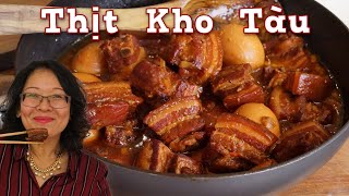 Vietnamese Braised Pork Belly \u0026 Eggs in Coconut Water : ‘thịt kho tàu’, easy recipe