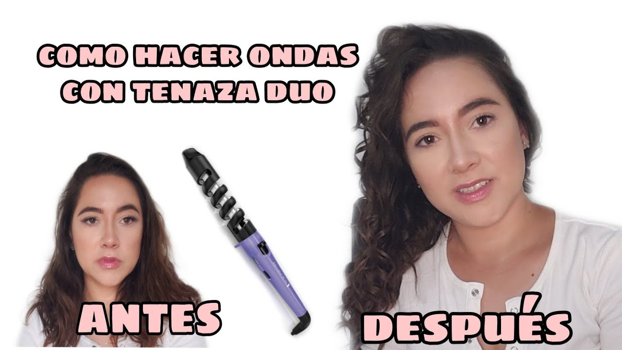 Como hacer rizos con rizador en espiral duo remington