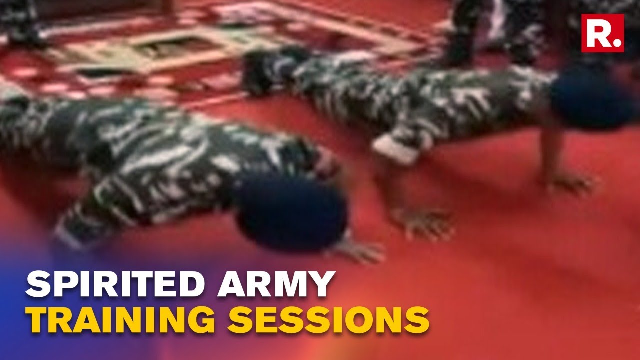 Indian Army Officer Performs 30 Push-Ups Effortlessly, Inspires Fellow ...