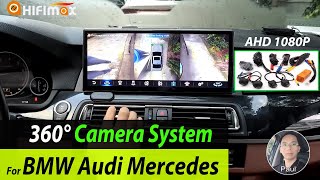 BMW Audi Mercedes Android 360° Surround View Panoramic Camera System, 360 bird-view camera - HIFIMAX
