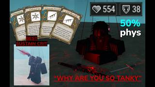 550 hp 50% phys UNKILLABLE BUILD | Deepwoken BUILDER IN DESCRIPTION