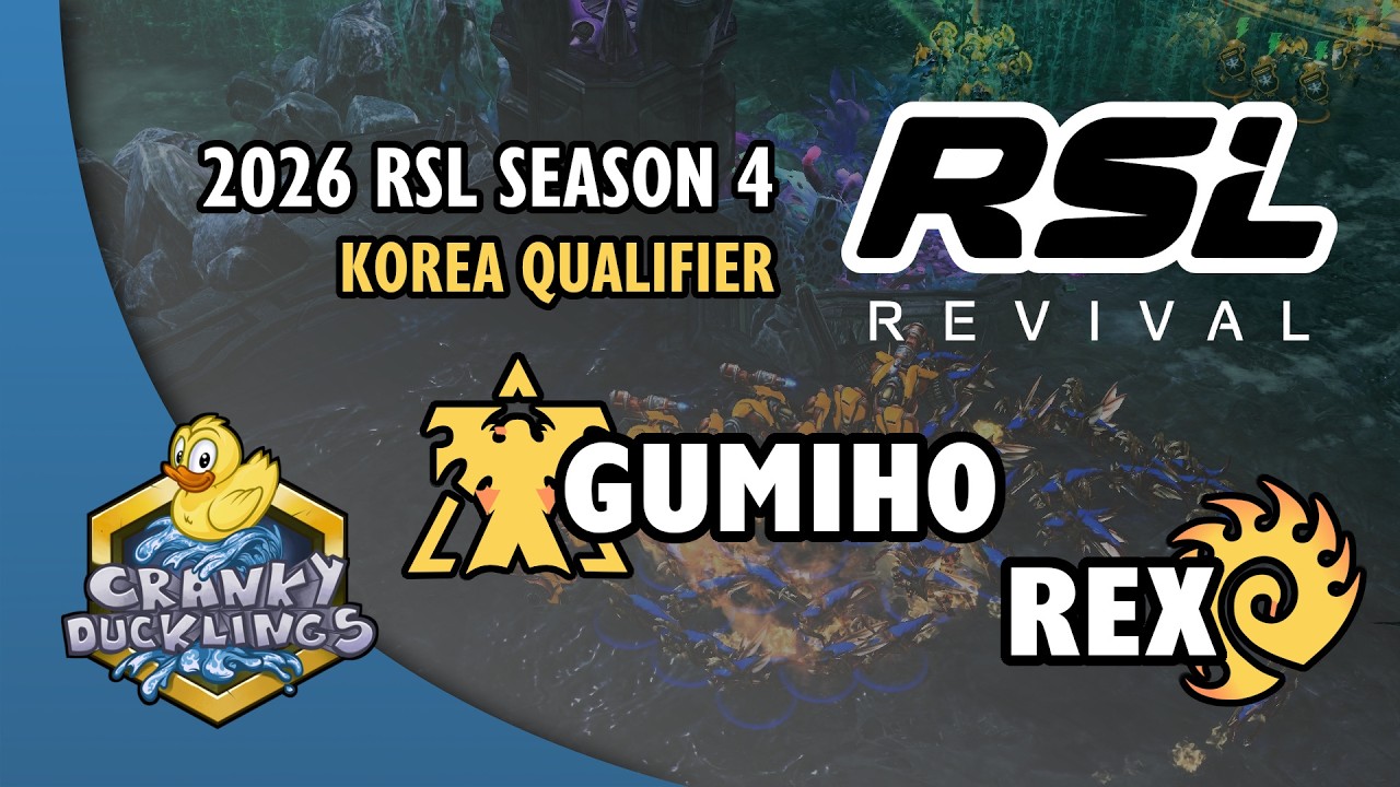GuMiho vs Rex - TvZ | 2026 RSL Season 4: Korea Server Qualifier | StarCraft 2 Tournament
