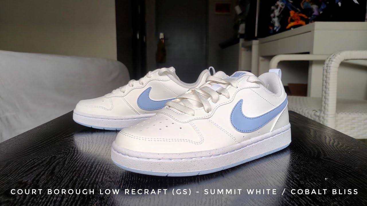 Bliss - White Unboxing Court / Recraft Summit YouTube Borough Low (GS) - Nike Cobalt