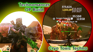 Outriders Technomancer Build Toxic Rounds Freeze -  INSANE Damage Output - Borealis Monarch
