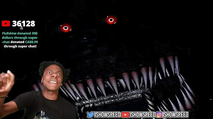 Ishowspeed meets nightmare freddy for the first time FNAF 4