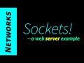 Program your own web server in C. (sockets)