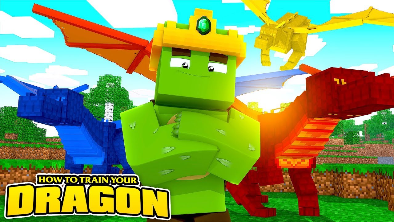 THE KING OF DRAGONS! - How To Train Your Dragon Minecraft