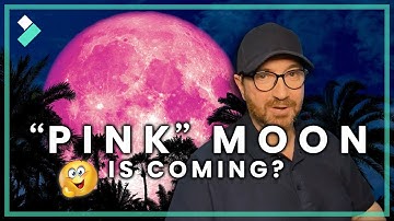 Surreal April Full Pink Moon Tutorial 2023 🌗| Filmora Creator Tips