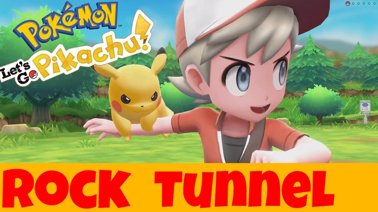 Pokemon Let S Go Pikachu Walkthrough Rock Tunnel Guide Youtube