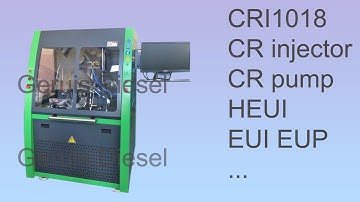 CRI1016 CRI1017 CRI1018 common rail test bench - HP0 pump testing