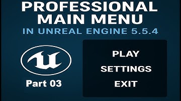 Creating Settings Layout | Main Menu in Unreal Engine 5.5.4 (Part 3)