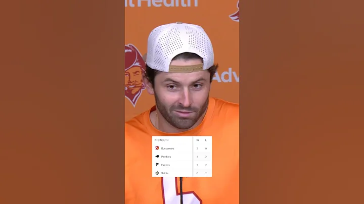 How does it feel to be 3-0 and leading the NFC South? 😏 #bakermayfield #nfl #buccaneers #undefeated