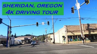 Sheridan, Oregon | 4k Driving Tour | Dashcam