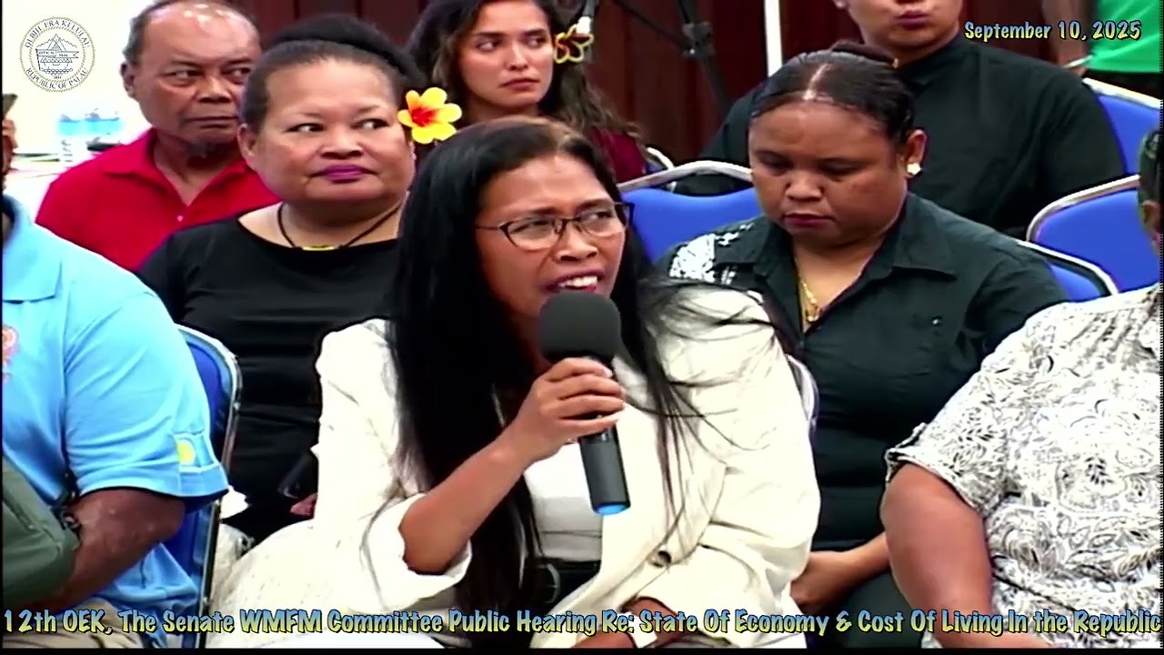 12th OEK, WMFM Committee Public Hearing Regarding State of Economy & Cost Of Living in the Republic