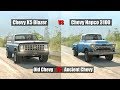 Spintires mudrunner Chevy Napco VS Chevy K-5 blazer | Ancient VS Old