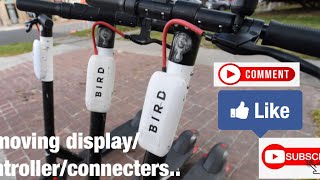 Bird zero scooter Controller removal/connector removal/Display removal￼￼ ( in English )