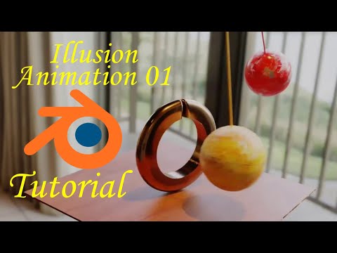 Illusion Animation 01 Spheres through Ring | Blender Tutorial