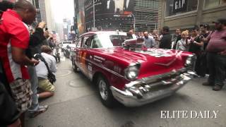 Gumball 3000 Shuts Down Times Square 2012