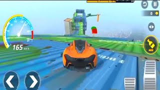 3d mega car driving Stunt Game - Impossible Tracks Sport Car Driving Simulator Android Gameplay  #26 screenshot 4