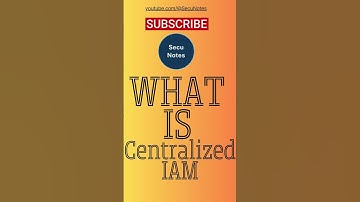 What is Centralized IAM System