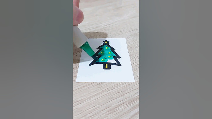 How to design a sticker • DIY sticker • CHRISTMAS TREE #sticker #diysticker #diystickers #shorts