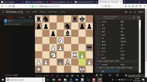 Kozhuharov v. Vasilev (Bulgaria, 2005) - Latvian Gambit Accepted, Bronstein Attack
