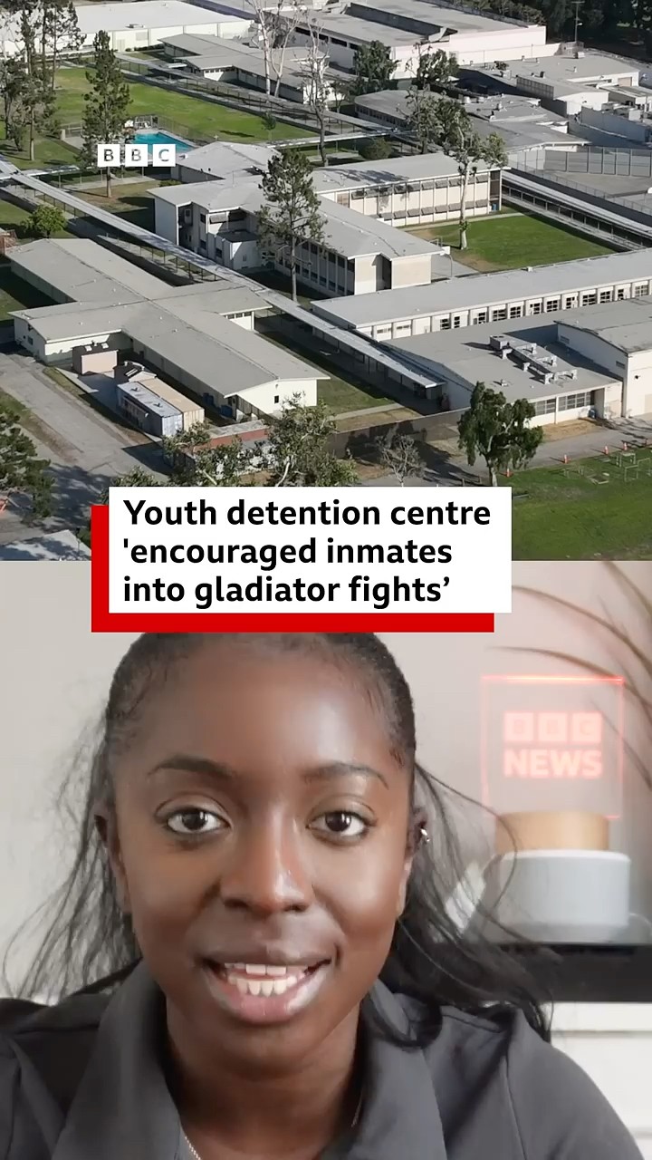 Officers were charged in 'gladiator fights' at California youth detention centre. #BBCNews