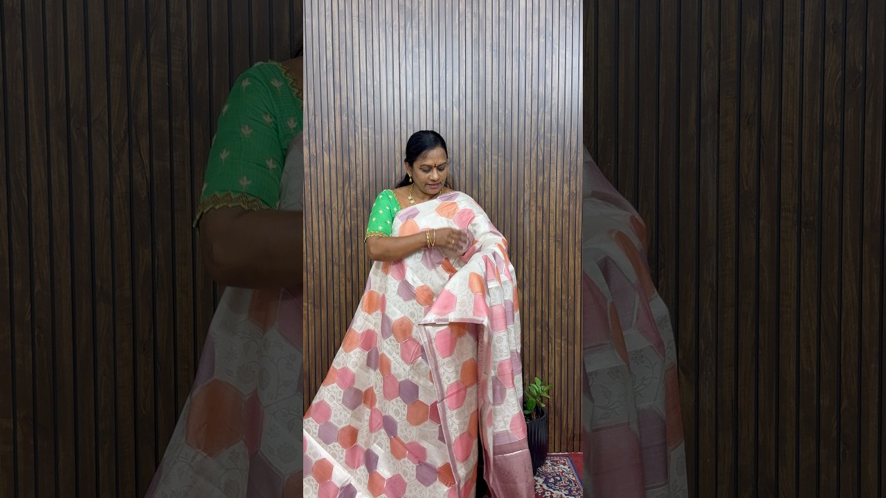 Soft Chanderi Rang cart Saree// For Order Contact 9666460256# 