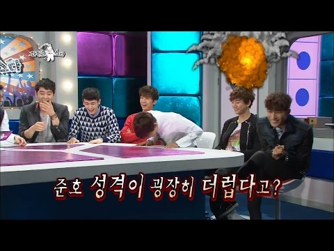 【TVPP】 Junho(2PM) - Junho is grumpy?, 준호(2PM) - 성격 더럽다는 소문 사실? @Radio Star