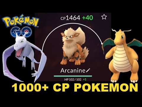 Meus Pokemons mais fortes (1000 de cp para cima)