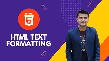 HTML Bangla Tutorial 4 -  HTML Text Formatting | Code With Nasim