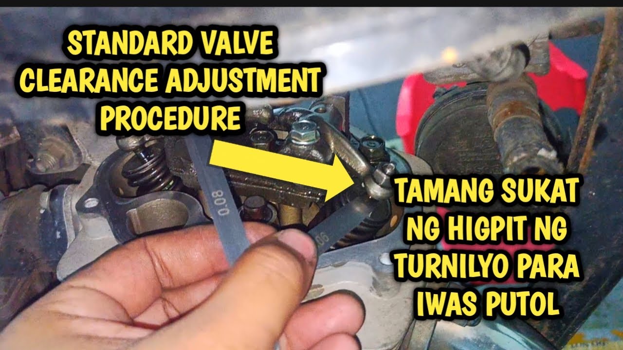 TMX 125 TUNE UP STANDARD PROCEDURE