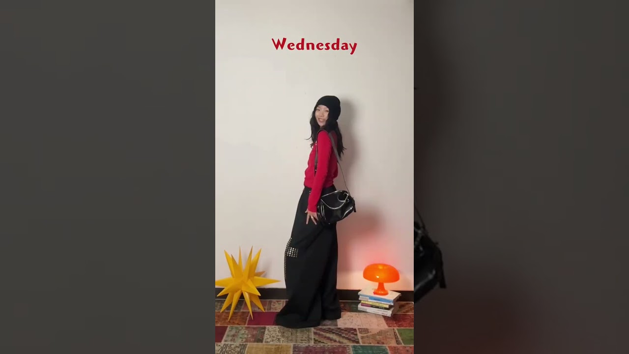 One-week outfit collection