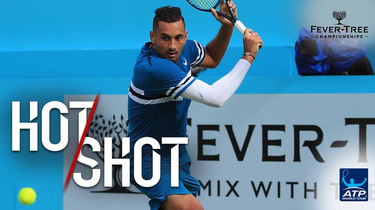 Hot Shot Kyrgios Weaves Way Into Winner At Queens Club 2018