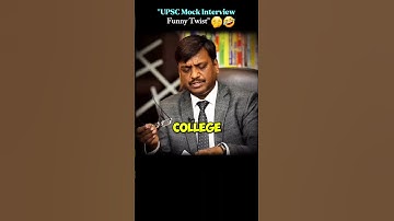 Mock - interview | Rank - 54 | Mukund Kumar | UPSC CSE - 2019 #ias #upsc #funnyinterview