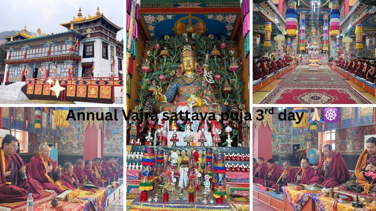 Annual Vajara sattava puja 3rd day 🙏🏻🙏🏻🙏🏻🌺🌸☸️
