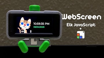 ESP32 WebScreen from @HWMediaLab  Elk JavaScript + LVGL #lvgl #esp32 #iot