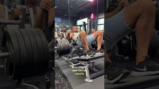 Bottom Hip Thrusts for Glorious Glutes #shorts