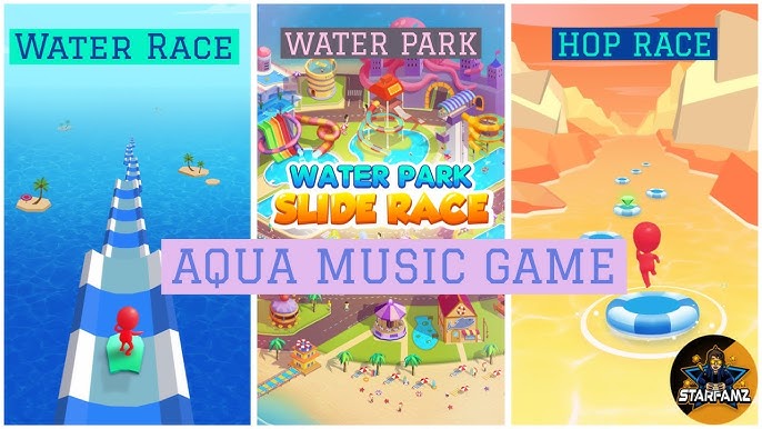 Aqua Theme Park! Water Slide Bump Race 3D - Amusement Park Shortcut Run  Water Slide Fun Race Sliding Game::Appstore for Android