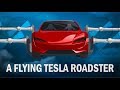 How far could a Tesla Roadster fly?